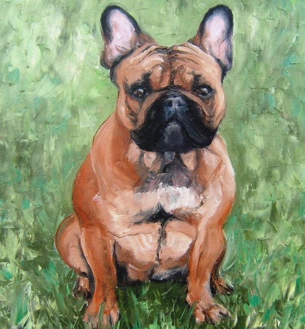 BIOUTY . bouledogue français (peinture)