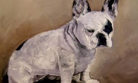 BOULEDOGUE FRANCAIS . huile couteau