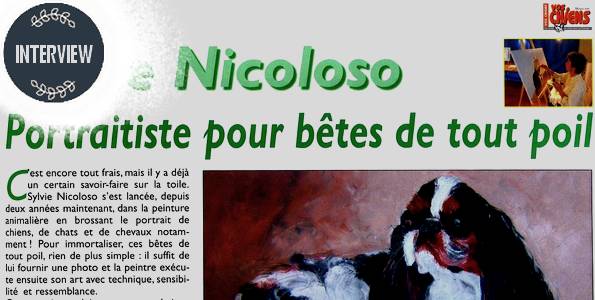 Presse . VOS CHIENS MAGAZINE Interview