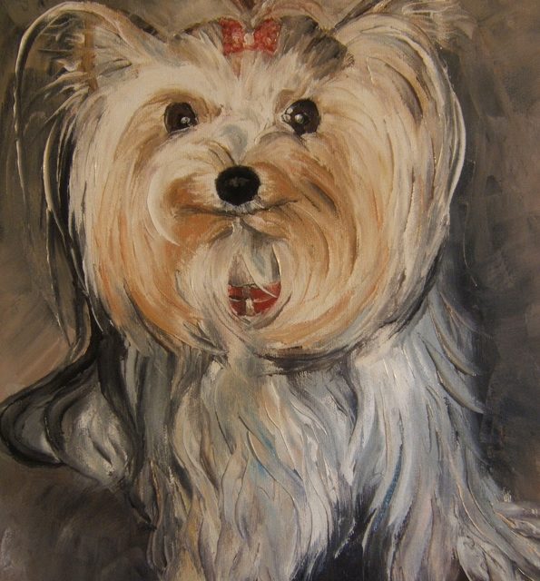 FANZY . Yorkshire Terrier (peinture)