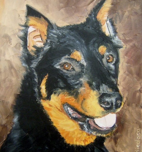 OXIA . beauceron (peinture)