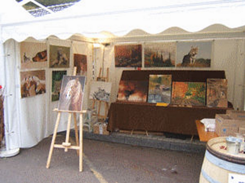 Exposition BEAUJEU . 2ème marché de la Création (photo)