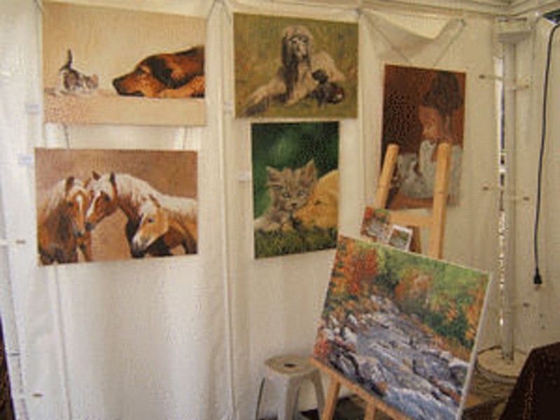 Exposition BEAUJEU . 2ème marché de la Création (photo)