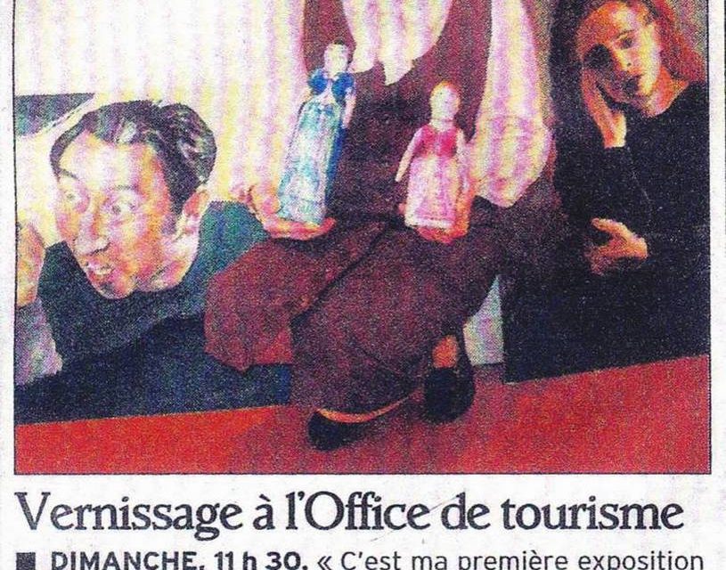 Exposition BOURGOIN JALLIEU . 1ère expo personnelle (presse)