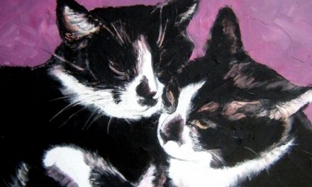 PATO & CHIPIE . huile couteau