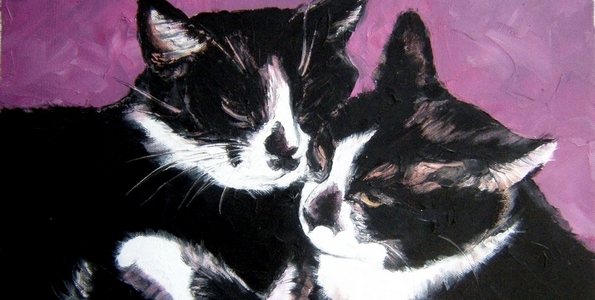 PATO & CHIPIE . huile couteau