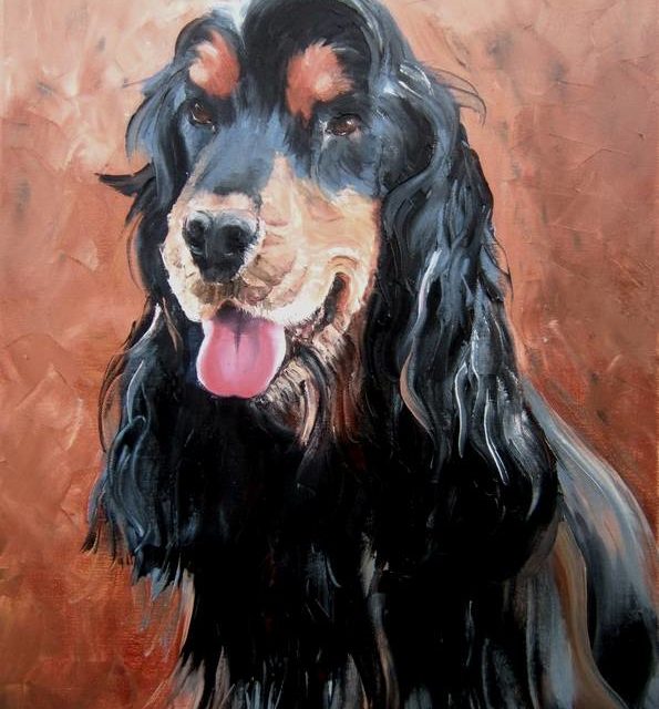 VIPPER . Cocker anglais (peinture)