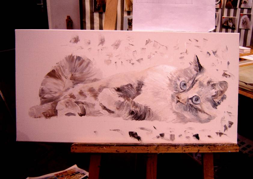 BIRMAN COUCHE (peinture)