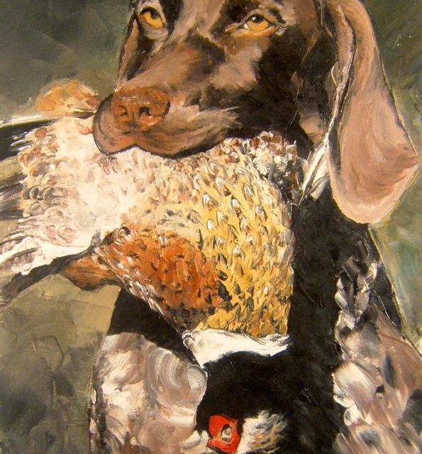 BRAQUE ALLEMAND au faisan (peinture)