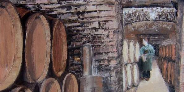 CAVE A VINS . huile couteau