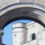 CHATEAU DU BARROUX . huile couteau