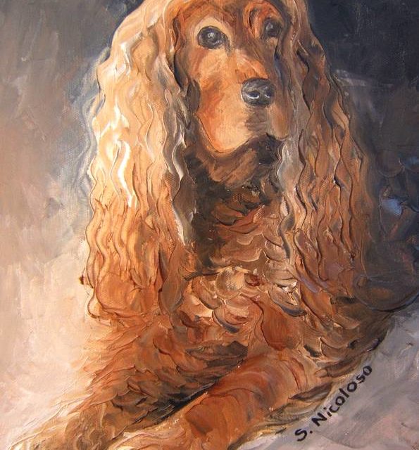 COCKER ANGLAIS (peinture)