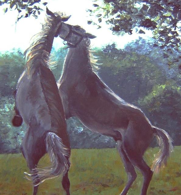 DANSE DES CHEVAUX (peinture)