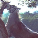 DANSE DES CHEVAUX . huile couteau