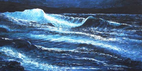 DEFERLEMENT . huile couteau