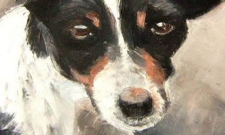 FOX TERRIER à poil lisse . huile couteau