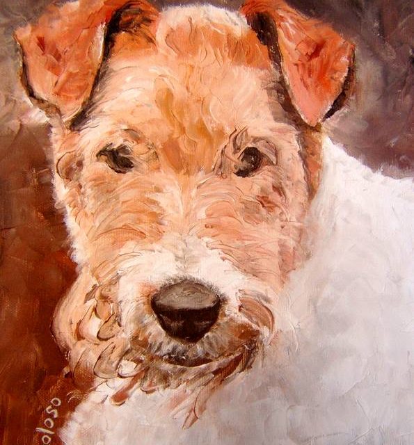 FOX TERRIER à poil dur (peinture)