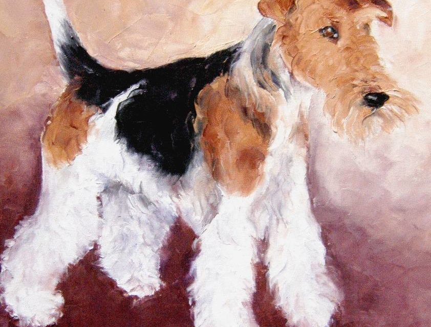 FOX TERRIER à poil dur (peinture)