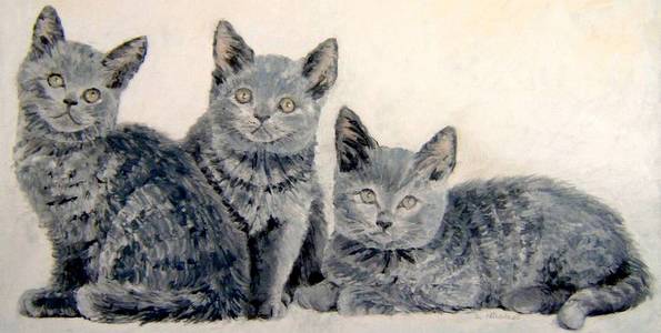LES 3 CHARTREUX . huile couteau