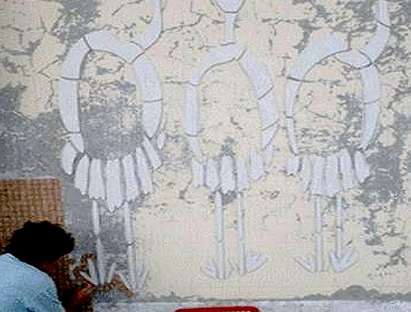 LES 3 ECHASSIERS (mosaïque extérieure)