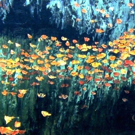 MURET FLEURI (peinture)