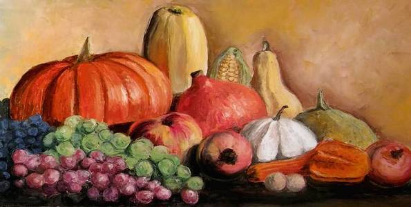 NATURE MORTE . huile couteau