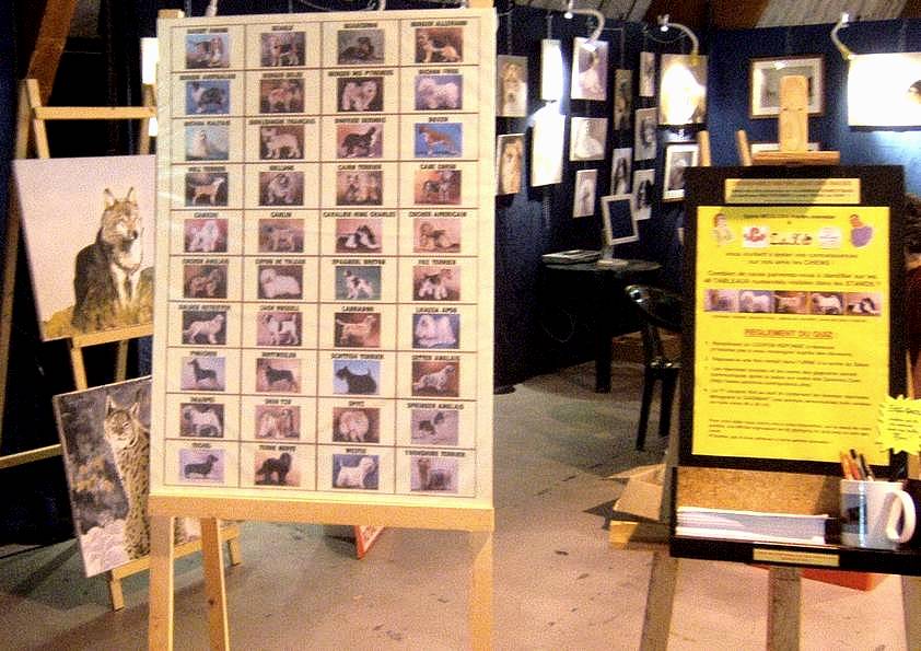 QUIZ à l'entrée du salon