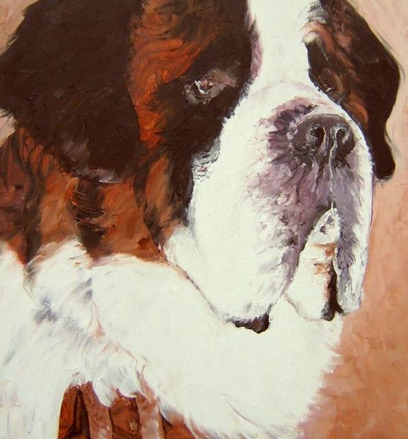 SAINT BERNARD (peinture)
