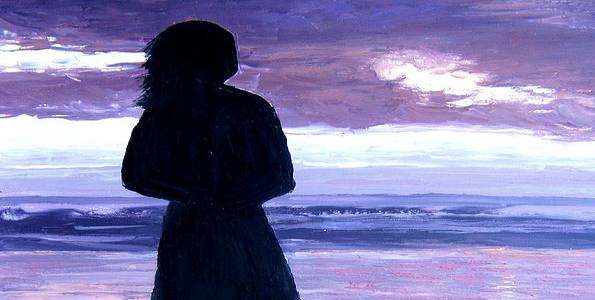 SOLITUDES . huile couteau