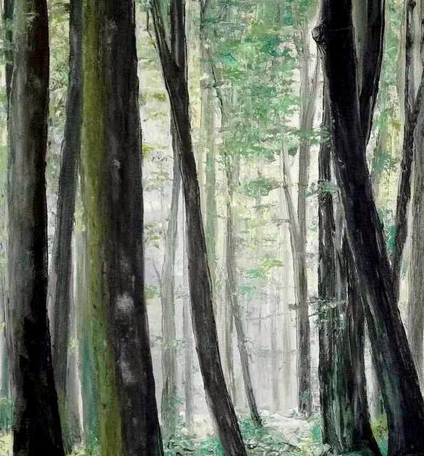 SOUS BOIS (peinture)