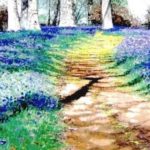 SOUS BOIS . huile couteau