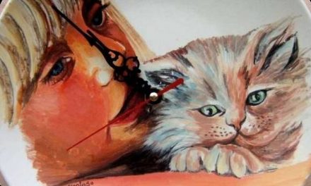 AMOUR DE CHAT . gouache