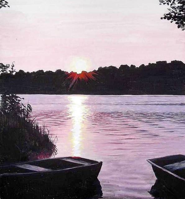 MATIN ROSE (gouache)