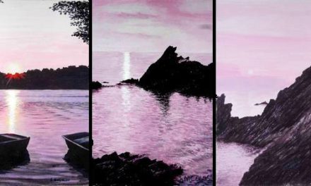 MATINS ROSES . gouache