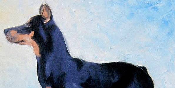 PINSCHER . huile couteau