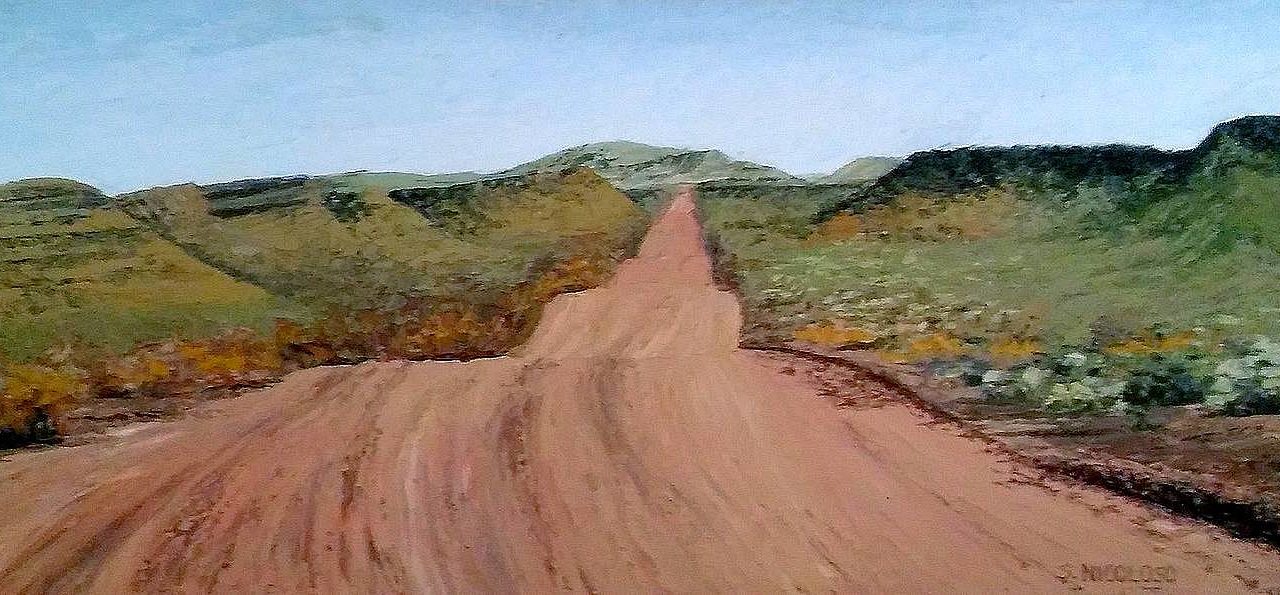 ROUTE AUSTRALIENNE (peinture)