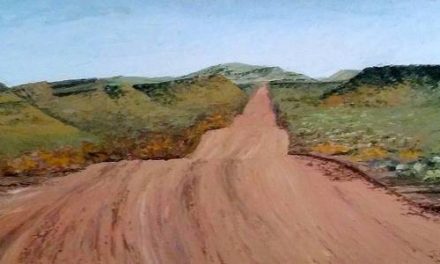 ROUTE AUSTRALIENNE . huile couteau