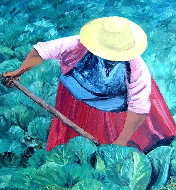 TRAVAUX AUX CHAMPS (peinture)