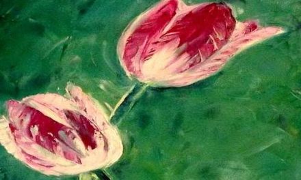 TULIPES . huile couteau